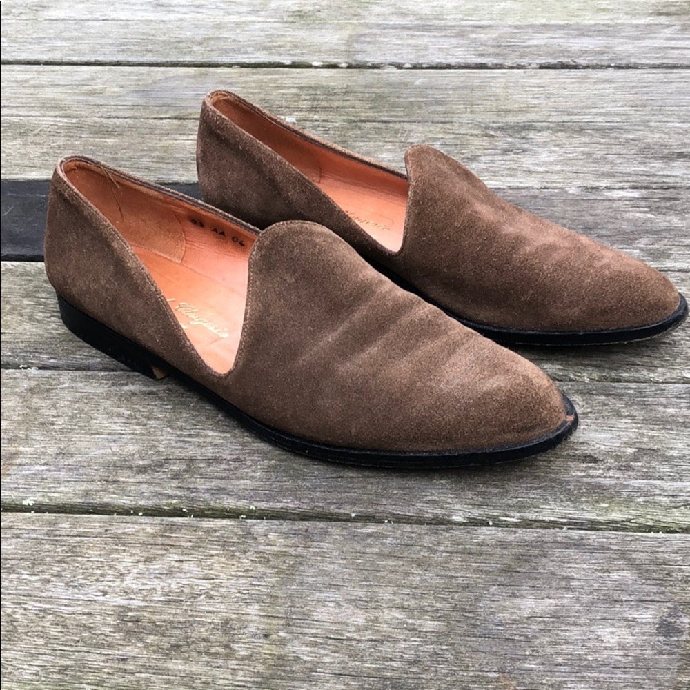 Robert Clergerie Suede Brown flat shoes Size 8,5